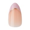KISS Majestic, Press-On Nails, Nail 2G Glue included, Maestro', Light Pink, Medium Size, Almond Shape, Includes 30 Nails, 2 Manicure Stick, 1 Mini File, 2 Prep Pad, 2 Adhesive Tabs, Instruction Sheet