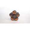 Generic Metal tiny mini small bronze tone flower hair claw clip
