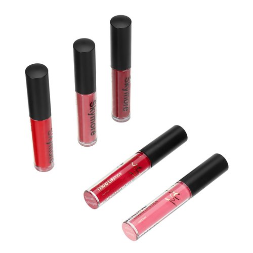 Skymore 8Pcs Liquid Lipstick Makeup Set Shiny Smooth and Matte Lip Glosses Lip Stain With Rich Varied Colors for Girls and Women