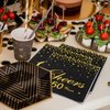 durony 60 Pieces Cheers to 50 Years Paper Napkins Black Gold Foil 3-Ply Party Napkins Folded 5 x 5 Inch Cocktail Napkins for 50th Anniversary Birthday Retirement Party Supplies Decorations