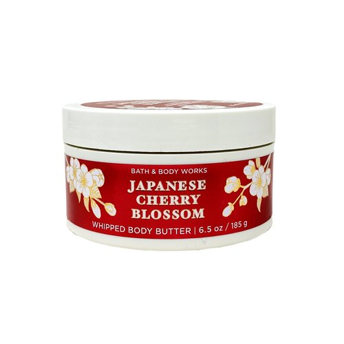 Bath & Body Works Japanese Cherry Blossom 2 Pack Body Butter Set with a Natural Oats Sample Soap