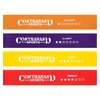 Contraband Sports 7439 Resistance Hip Bands/Booty Bands 4pk (Set 1, Standard)