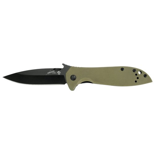 Kershaw Emerson CQC-4K Folding Pocket Knife, One Size (6054BRNBLK)