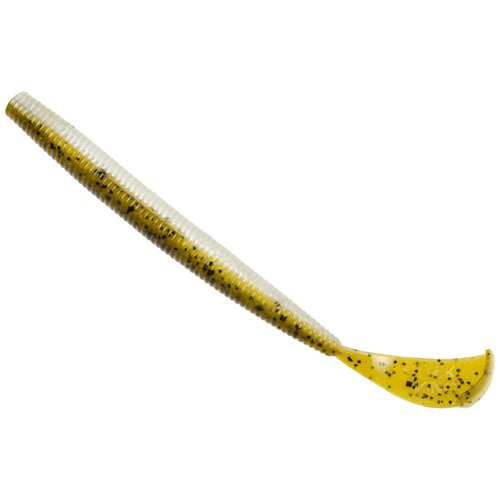 Strike King (RGCUT56-47) Rage Cut-R-Worm 6 Fishing Lure, 47 - Green Pumpkin Pearl Belly, 6", Exclusive Tail Design