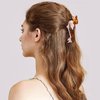 Noverlife Hair Clip, Dachshund Dog - Small Hair Claw, Cellulose Acetate Hair Clip, Non-Slip Hair Catch Barrette, for Women's Straight or Curly Hair