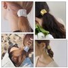 Generic Hair Clip 2 Pcs - Metal Ponytail Holder Hair Clips for Long Hair, Hair Ties, Ponytail Hair Bands, Gold (2 Count)