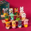ALITTDRE 12 Mini Animals Building Blocks Sets Building Block Party Favor for Kids Small Zodiac Animals Pets Horse Dog Monkey Tiger Rabbit Dragon STEM Educational Toys for Boys Girls（Mouse）