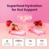 Blume SuperBelly Variety Pack, Gut Health Hydration Packets, Sugar-Free, with Prebiotics, Probiotics, Apple Cider Vinegar, and Electrolytes, Strawberry, Lemon, and Acai, 45 Sticks