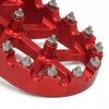 JFG RACING Dirt Bike Foot Pegs,Billet MX Dirtbike Foot Pegs Pedals Rest for CR125/250 02-07/CRF150R 07-22/CRF250R 04-23/CRF250X 04-17/CRF450R 02-23/CRF450RX 17-22/CRF450X 05-23 CRF250L/M 12-21