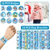 Hokiis Penguin Party Favors, Penguin Temporary Tattoos Slap Bracelets Keychains Badges Gift Bags for Winter Penguin Birthday Party Supplies Decorations Gifts for Kids Classroom Rewards Baby Shower