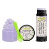 Lavender Vanilla Soothing & Luscious Lips by OverSoyed Exfoliator & Chapped Lip Repair Lip Care Combo | Artisan Handcrafted to Order Floral Lavender Herbal Geranium Wooody Vanilla Flavored Exfoliating Sugar Lip Scrub & Lip Moisturizer Balm Gift Set