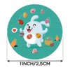 500pcs 1 Inch Easter Stickers Happy Easter Bunny Rabbit Eggs Stickers 8 Patterns Easter Theme Roll Stickers for Kids Easter Art Craft Gift Box Card Party Supplies
