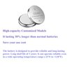 25 Pack 3V High Capacity Lithium Button Coin Cell Batteries CR2450 ECR2450 Used in Most Electronic Devices