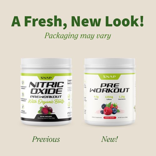 Snap Supplements Preworkout Beet Root Powder, Nitric Oxide Pre Workout with Organic Beets, 250g (30 Servings)
