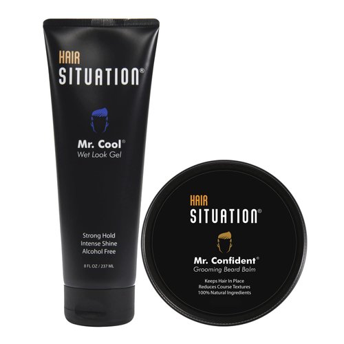 Hair Situation Mr. Cool Wet Look Gel and Mr. Confident Beard Balm