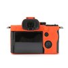 Rieibi Accessory for Sony A7RV Case, Soft Silicone Protective Case for Sony A7R5/A7R V/Alpha 7R V/A7RV/A7R 5/A7RM5 Digital Camera, Lightweight A7 RV Camera Case Grip Body Skin - Orange