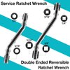 Duratech 4-Piece Ratchet Wrench Set, 3/16-Inch, 5/16-Inch, 1/4-Inch, 3/8-Inch, Alloy Steel