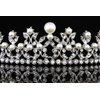 Bridal Floral Rhinestone Crystal Pearl Prom Wedding Tiara Crown T906