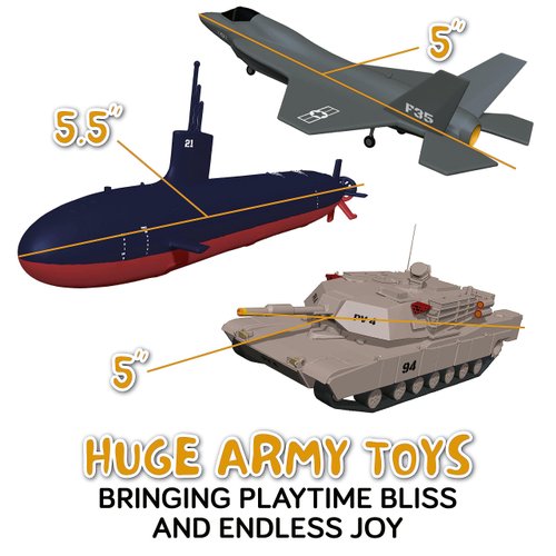 SplashEZ Mold Free Bath Toys for Kids & Toddlers, Sealed No Hole Baby Bath Toys, Soft Durable Army Set, Float on Water, No Mold Design for Shower Tub Pool, Infant Babies Ages 0-1-3-6-12-18 Mo