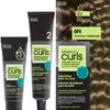 All About Curls 6N Cocoa Curlicues Permanent Hair Color (Prep + Protect Serum & Hair Dye for Curly Hair) - 100% Grey Coverage, Nourished & Radiant Curls