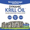 Stonehenge Health Dynamic Krill Oil Antarctic Ocean (Triple Strength) 1,600 mg Superior Absorption Omega-3 EPA, DHA, Phospholipids, & Astaxanthin -Joint, Brain, Immunity, & Heart Support (60 softgels)