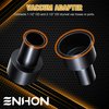 Enhon 2 Pcs Hose Adapter 2-1/2" OD To 1-1/2" OD Reducer, Vacuum Cleaner Hose Reducer for Dust Collection Accessories