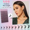 Lash Extension Kit 200PCS 50D DIY Lash Clusters with Waterproof Lash Bond and Seal and Lash Tweezers 9-18MM D Curl Eyelash Extensions Kit Soft Fake Eyelashes Natural Look DIY at Home, by Yaiseiko