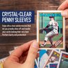 130PT Penny Sleeve for Thick Cards | Card Sleeves. Baseball Card Sleeves. Soft Trading Card Sleeve. Penny Sleeve for Trading Cards. Clear Card Sleeves. Pro Sports Card Sleeves. (130PT - 500 Pack)
