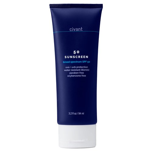 Civant SPF 50 Sunscreen for Face & Body - Broad Spectrum Sunscreen with Vitamin E & Zinc Oxide - Oxybenzone & Paraben Free, Cruelty Free & Vegan, 3.2 fl oz