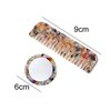 1Pc Mini Mirror Comb Set Round Travel Mirror Pocket Mirror Comb Makeup Comb Mirror Portable Compact Cosmetic Mirrors Wide Tooth Comb