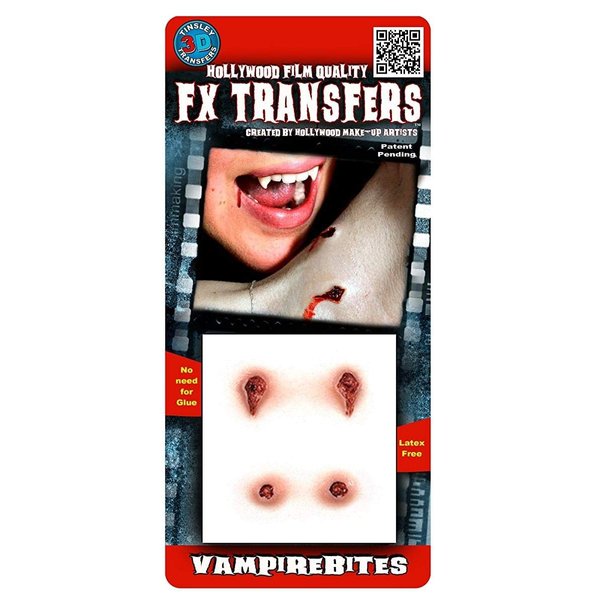 WMU 1127030 Small 3D Fx Vampire Bites - Costume Makeup Kits