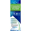 Block Activated Carbon Coconut Shell Water Filter Cartridge 5 Micron for RO & Standard 10â€ Housing WELL-MATCHED with WFPFC8002, WFPFC9001, WHCF-WHWC, WHEF-WHWC, FXWTC, SCWH-5 (2 Pack)