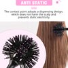 INVODA 3D Round Hair Brushes for Women Blow Drying Detangling Hairbrush 360 Degree Styling Hair Brush for Thick Curly Hair Circle Hair Comb for Wet and Dry Hair (2 PCS)