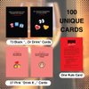 Drunk in Love Original Couples Drinking Card Game Super Fun Date Night Games & Relationship Couples Games for Adults 100 Dare Cards for Your Partner Romantic Anniversary Party & Valentines Gifts