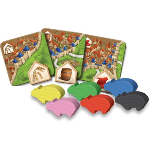 Carcassonne Traders & Builders Board Game EXPANSION - New Strategies Await! Medieval Tile-Laying Strategy Game for Kids and Adults, Ages 7+, 2-6 Players, 45 Minute Playtime, Made by Z-Man Games