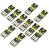 HiLetgo 10PCS Super Mini USB Light Ultra Slim USB Light for Laptop/Keyboard/Camping