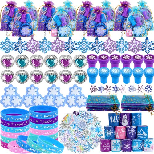 Mepmela Frozen Party Favors, Frozen Birthday Party Supplies - Frozen Decorations Goodie Bags Fillers for Girls Kids Pinata Fillers