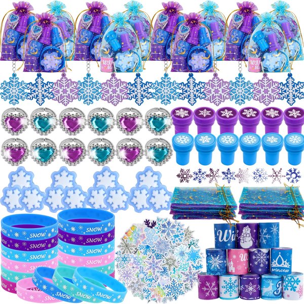 Mepmela Frozen Party Favors, Frozen Birthday Party Supplies - Frozen Decorations Goodie Bags Fillers for Girls Kids Pinata Fillers