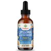 Prunucis 2000MG Liposomal Glutathione Liquid, 98% Absorption, Glutathione Liquid Supplement, Active Form L- Glutathione, Powerful Antioxidant Complex for Immune System, Aging Defense, Detox, 2 FL.OZ