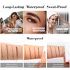 Eyebrow Pencil Eyebrow Microblading Pen Eyebrow Pen Micro 4 Point Brow Pen Lift & Snatch Eyebrow Microblading Pen Long-Lasting Waterproof Natural Eyebrow Pen Eyebrow Hair Light Brown