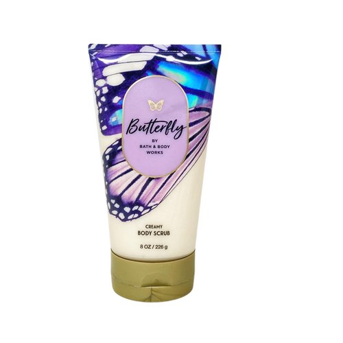 Bath & Body Works Butterfly 3 Piece Gift Set - Body Scrub - Shower Gel and Body Lotion - with a Lavender Dream Bar Soap - Full Size
