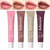 Lip Balm Butter Tubes, 6 Shades, 0.5 oz each (Set C, 4 Pieces/Set)