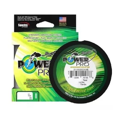 POWER PRO Spectra Fiber Braided Fishing Line, Hi-Vis Yellow, 150YD/20LB