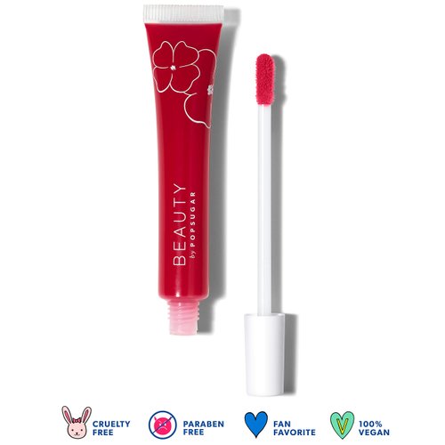 POPSUGAR BEAUTY Be the Boss Lip Gloss - Sheer Buildable Color w/High Shine | Non-Sticky Formula | Nourishing Moisturizing Lip Oil | Cruelty Free Paraben Free & 100% Vegan (Run the World .3 Fl Oz)