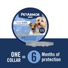 PetArmor Plus Flea & Tick Collar for Dogs, Kills Fleas & Ticks, Long Lasting Protection for 6 Months, Water Resistant, One Size Fits All, 1 Collar