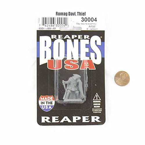 Bones USA Romag Davl Thief Miniature Figure 25mm Heroic Scale Reaper Reaper Miniatures