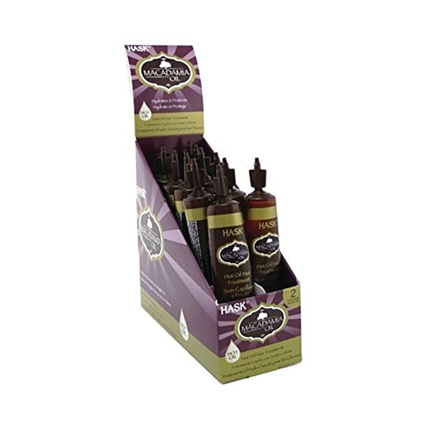 Hask Tubes Macadamia Oil Hot Treatment, 1 Ounce