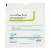 ComfortFoam Border Foam Wound Dressing, 7”x 7”, 5 Pack, Soft Silicone Adhesive, Highly Absorbent, Latex Free, Self-Adherent, Showerproof, Flexible, Cut to Fit