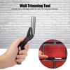 Fafeicy Brick Jointer Brick Jointer Trowel Brick Wall Beauty Stitcher Wall Joint Trimmer Handheld Builder Trimming Tool Wall Beauty Stitcher 1/2in 5/8in 3/4in 7/8in