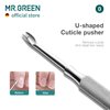 MR.GREEN Multi-Function Nail Care Tools Cuticle Pusher Nail Dirt Cleaner Double Headed Design Pry Up Nails Cuticle Trimmer (Mr-2158)
